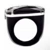 Solid Black Agate 18K White Gold & Genuine Diamond Ring - Image 3