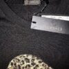 Women’s Gold Sequin Leopard Short-Sleeve Shirt - Image 4