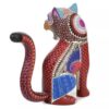 Zapotec Jaguar Oaxacan Alebrije Wood Carving - Image 4