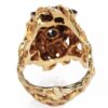 14K Yellow Gold Genuine Multicolor Sapphire & Diamond Ring - Image 4