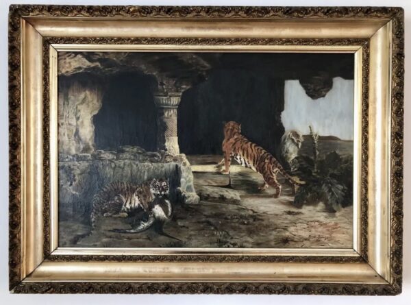 Tigers in the Ancient Ruins by Elizabeth Brooks