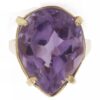 14K Yellow Gold Genuine Amethyst Children’s Ring - Image 2