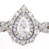 Zac Posen 14K Gold Genuine Diamond Engagement Ring - Image 4