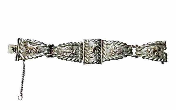 Sterling Silver 10K Yellow Gold Conquistador Bracelet