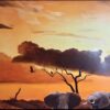 Elephant Sunset by JeDon Washington - Image 3